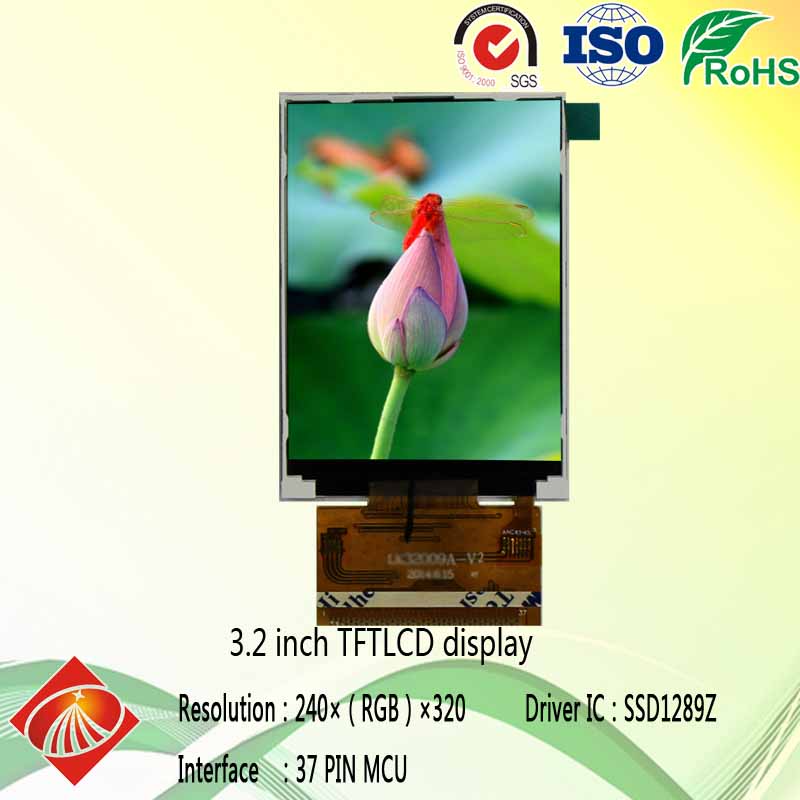 3.2寸彩色液晶屏TFT 240*320 37pin參數(shù)介紹 3.2寸彩色液晶屏TFT 240*320 37pin參數(shù)介紹